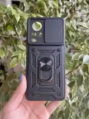 Черный чехол противоударный armors для Xiaomi 12 Pro / Сяоми 12 Про с защитой камеры