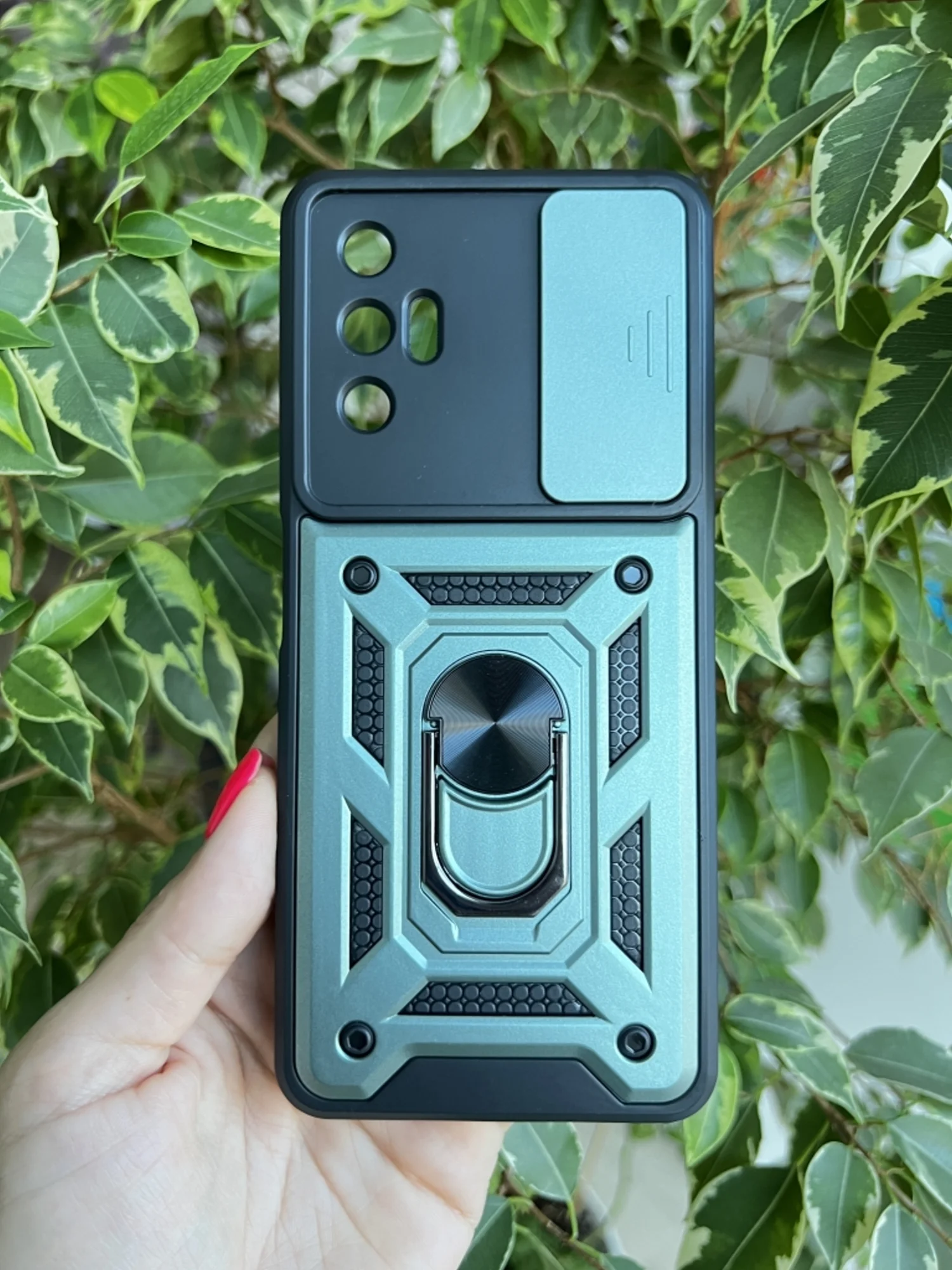 Темно-синий чехол противоударный armors для Tecno Pova 3 / Техно Пова 3 с защитой камеры