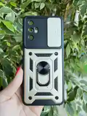 Темно-синий чехол противоударный armors для Tecno Pova 3 / Техно Пова 3 с защитой камеры