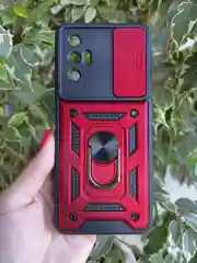 Темно-синий чехол противоударный armors для Tecno Pova 3 / Техно Пова 3 с защитой камеры