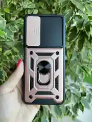 Розовый чехол противоударный armors для Tecno Pova 3 / Техно Пова 3 с защитой камеры