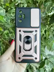 Розовый чехол противоударный armors для Tecno Pova 3 / Техно Пова 3 с защитой камеры