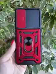 Красный чехол противоударный armors для Tecno Pova 3 / Техно Пова 3 с защитой камеры