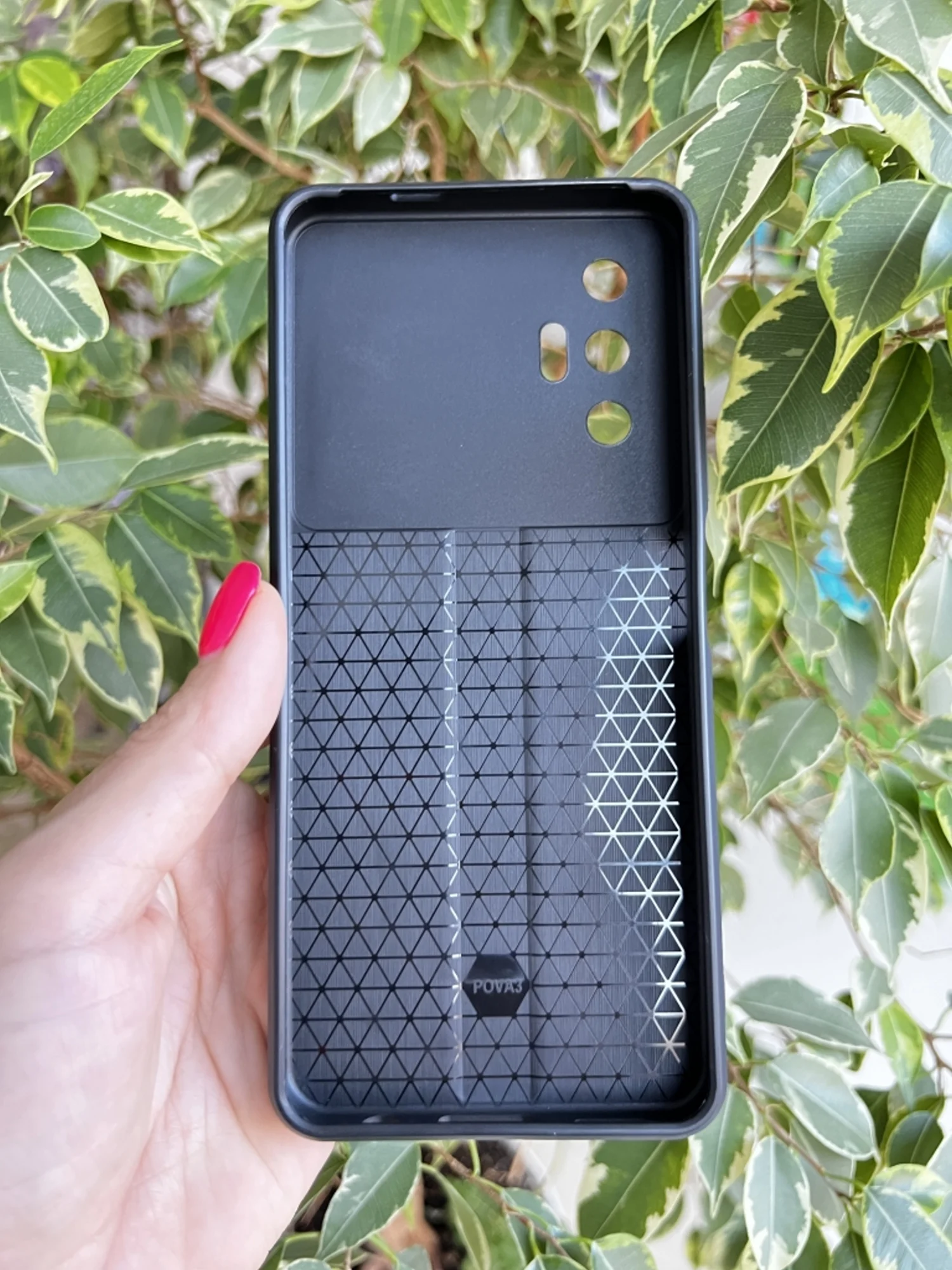 Зеленый чехол противоударный armors для Tecno Pova 3 / Техно Пова 3 с защитой камеры