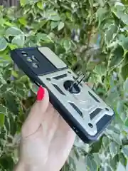 Золотой чехол противоударный armors для Tecno Pova 3 / Техно Пова 3 с защитой камеры
