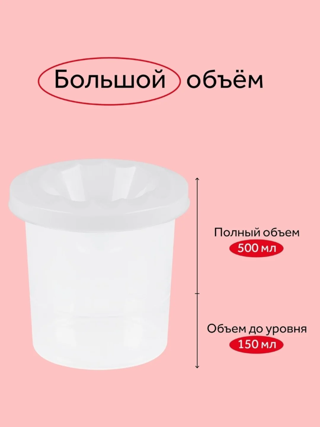 Прозрачный кисти художественные для рисования, набор 5 штук