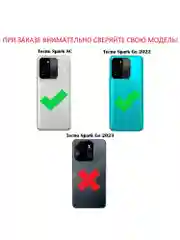 Золотой чехол противоударный для Tecno Spark 8C и Spark GO 2022 / Техно 8С и Спарк ГО 2022