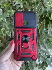 Красный чехол противоударный для Tecno Spark 8C и Spark GO 2022 / Техно 8С и Спарк ГО 2022