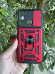 Красный чехол противоударный для Tecno Spark 8C и Spark GO 2022 / Техно 8С и Спарк ГО 2022