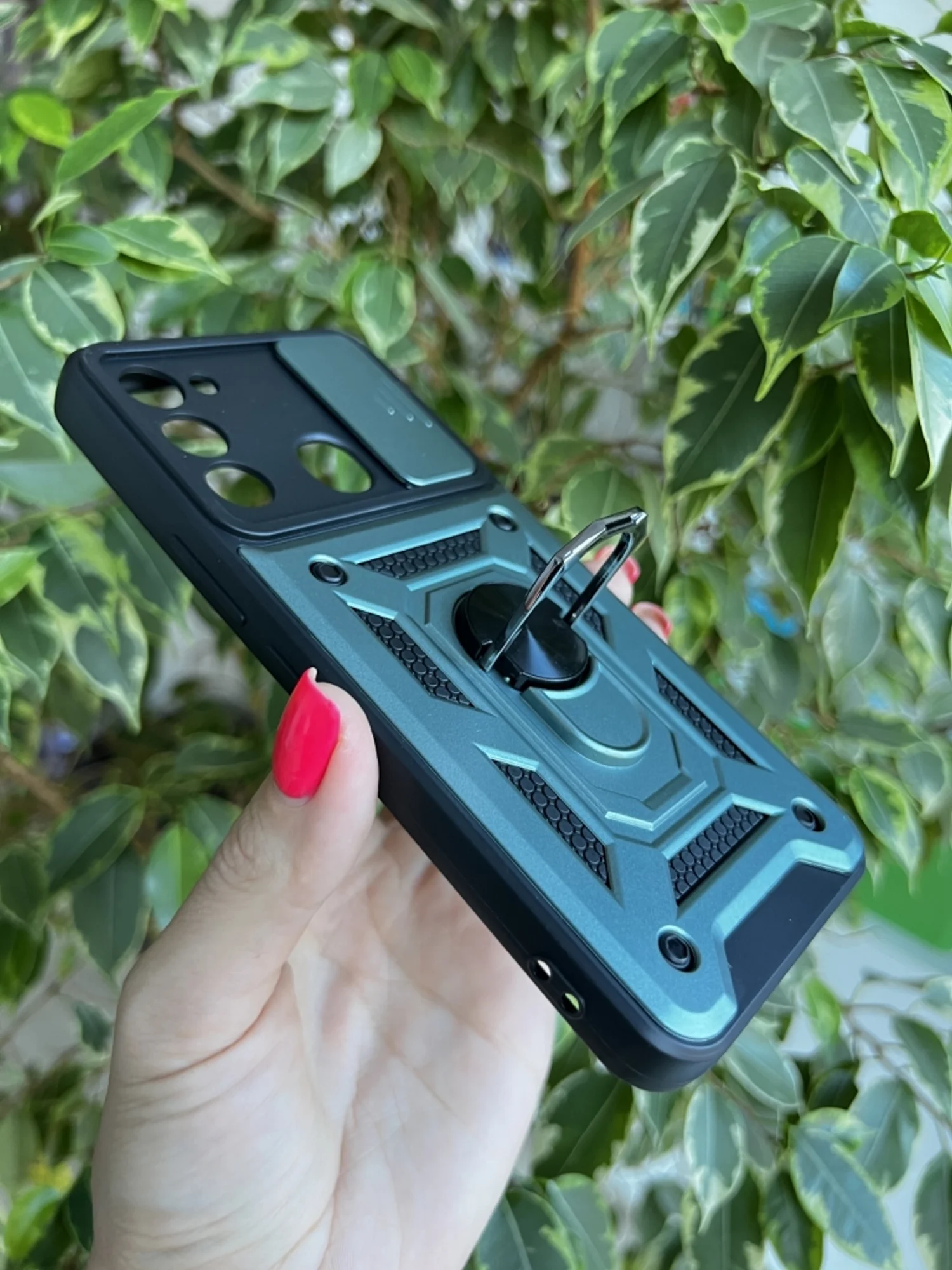 Зеленый чехол противоударный для Tecno Spark 8C и Spark GO 2022 / Техно 8С и Спарк ГО 2022