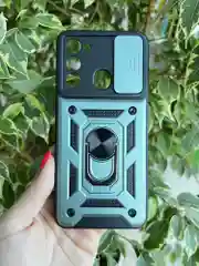 Зеленый чехол противоударный для Tecno Spark 8C и Spark GO 2022 / Техно 8С и Спарк ГО 2022