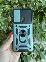 Зеленый чехол противоударный для Tecno Spark 8C и Spark GO 2022 / Техно 8С и Спарк ГО 2022