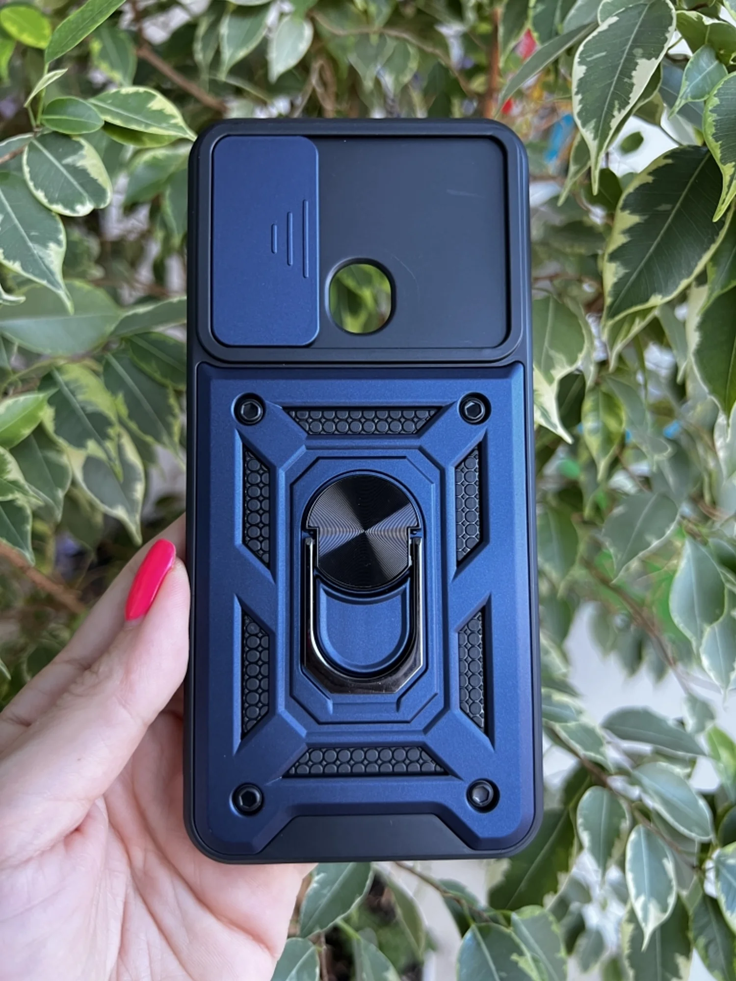 Темно-синий чехол противоударный для Tecno Spark 8C и Spark GO 2022 / Техно 8С и Спарк ГО 2022