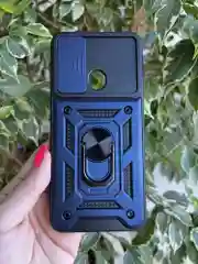 Темно-синий чехол противоударный для Tecno Spark 8C и Spark GO 2022 / Техно 8С и Спарк ГО 2022