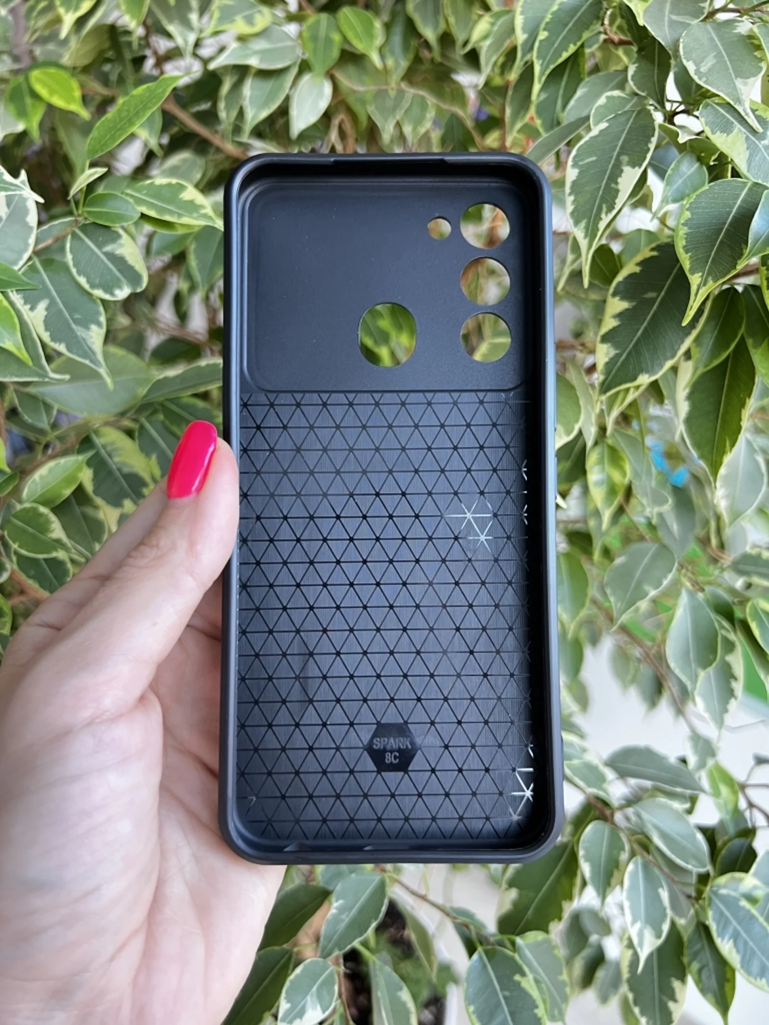 Зеленый чехол противоударный для Tecno Spark 8C и Spark GO 2022 / Техно 8С и Спарк ГО 2022