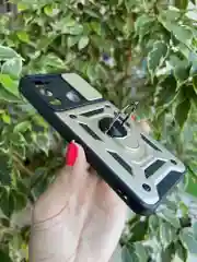 Зеленый чехол противоударный для Tecno Spark 8C и Spark GO 2022 / Техно 8С и Спарк ГО 2022