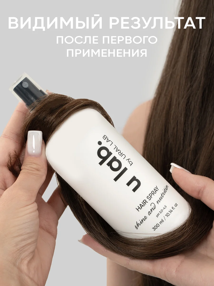 Подарочный набор ULAB: профессиональный шампунь и несмываемый спрей для всех типов волос