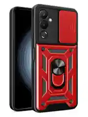 Темно-синий чехол противоударный armors для Tecno Pova 4 / Техно Пова 4 с защитой камеры
