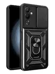 Черный чехол противоударный armors для Tecno Pova 4 / Техно Пова 4 с защитой камеры