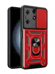 Темно-синий чехол противоударный armors для Tecno Spark 10 Pro / Техно Спарк 10 Про с защитой камеры