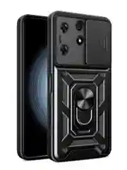 Темно-синий чехол противоударный armors для Tecno Spark 10 Pro / Техно Спарк 10 Про с защитой камеры