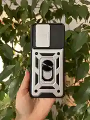 Серебряный чехол противоударный armors для Tecno Spark 10 Pro / Техно Спарк 10 Про с защитой камеры