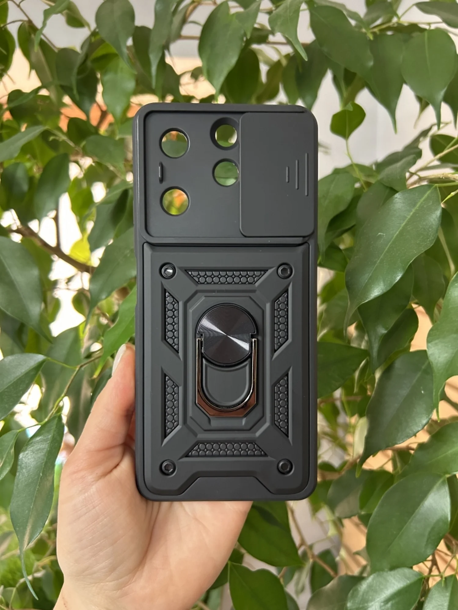 Черный чехол противоударный armors для Tecno Spark 10 Pro / Техно Спарк 10 Про с защитой камеры