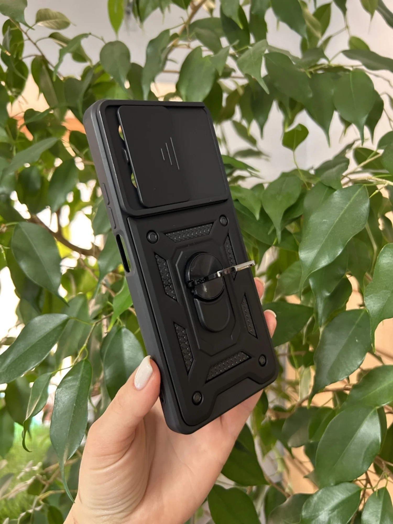 Черный чехол противоударный armors для Tecno Spark 10 Pro / Техно Спарк 10 Про с защитой камеры
