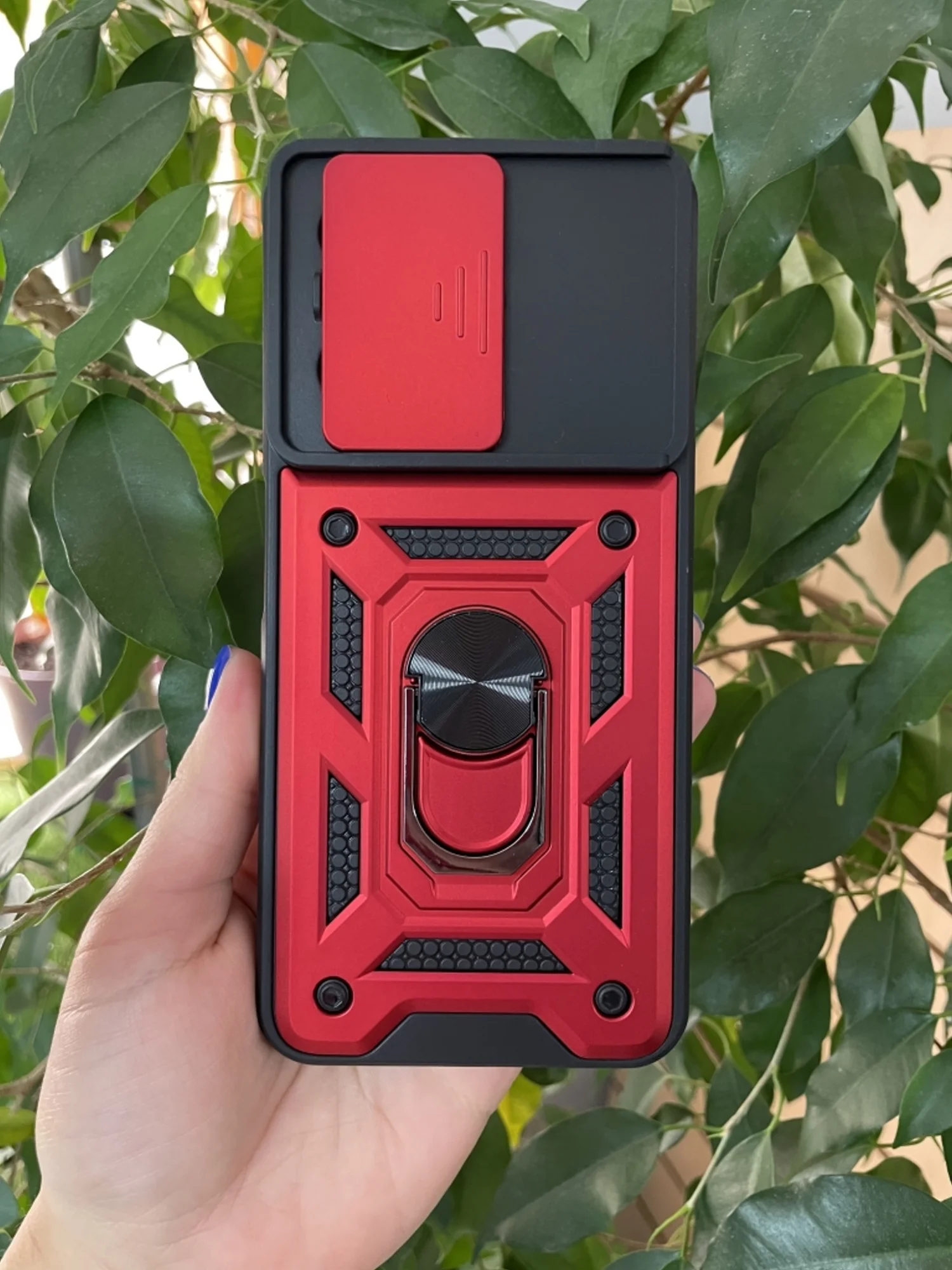Красный чехол противоударный для Tecno Spark 10 4G и Spark 10C / Техно Спарк 10 4G и Спарк 10С