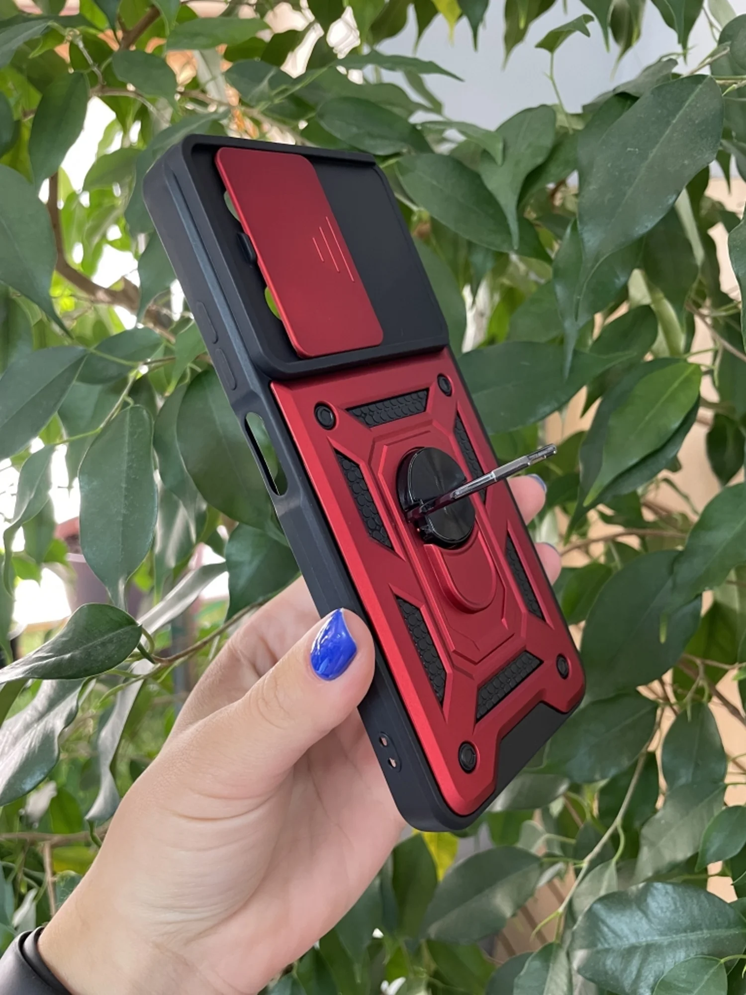 Красный чехол противоударный для Tecno Spark 10 4G и Spark 10C / Техно Спарк 10 4G и Спарк 10С