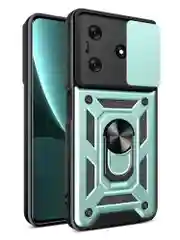 Зеленый чехол противоударный для Tecno Spark 10 4G и Spark 10C / Техно Спарк 10 4G и Спарк 10С