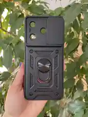 Черный чехол противоударный для Tecno Spark 10 4G и Spark 10C / Техно Спарк 10 4G и Спарк 10С