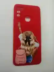 Чехол  Infinix hot10/11play силиконовый матовый с рисунком