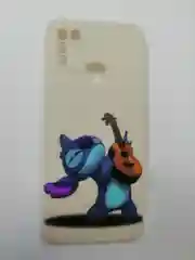 Чехол  Infinix hot10/11play силиконовый матовый с рисунком