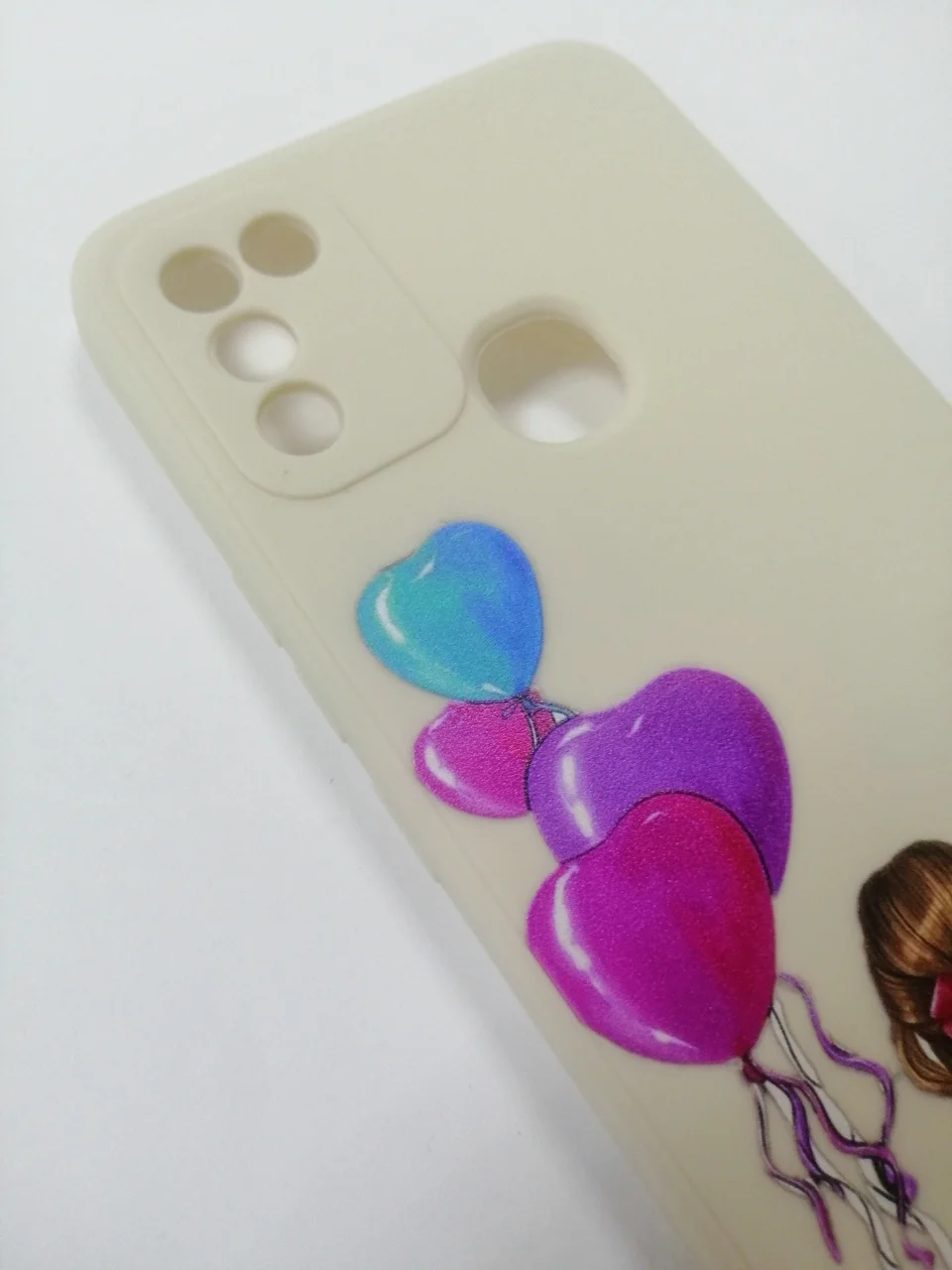 Чехол  Infinix hot10/11play силиконовый матовый с рисунком