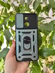 Зеленый чехол противоударный armors для Tecno Spark GO 2023/Tecno Pop 7 и Infinix Smart 7