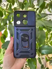 Темно-синий чехол противоударный armors для Tecno Spark GO 2023/Tecno Pop 7 и Infinix Smart 7