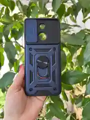 Темно-синий чехол противоударный armors для Tecno Spark GO 2023/Tecno Pop 7 и Infinix Smart 7