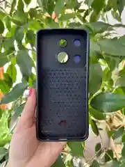 Темно-синий чехол противоударный armors для Tecno Spark GO 2023/Tecno Pop 7 и Infinix Smart 7