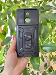 Черный чехол противоударный armors для Tecno Spark GO 2023/Tecno Pop 7 и Infinix Smart 7