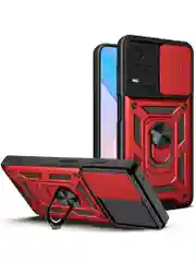 Серебряный чехол противоударный armors для Vivo Y21 и Y33S / Виво У21 и У33S с защитой камеры