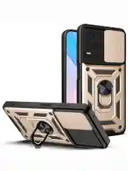 Серебряный чехол противоударный armors для Vivo Y21 и Y33S / Виво У21 и У33S с защитой камеры