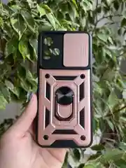 Розовый чехол противоударный armors для Vivo Y21 и Y33S / Виво У21 и У33S с защитой камеры
