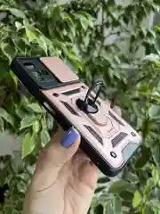 Розовый чехол противоударный armors для Vivo Y21 и Y33S / Виво У21 и У33S с защитой камеры