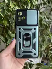 Зеленый чехол противоударный armors для Vivo Y21 и Y33S / Виво У21 и У33S с защитой камеры