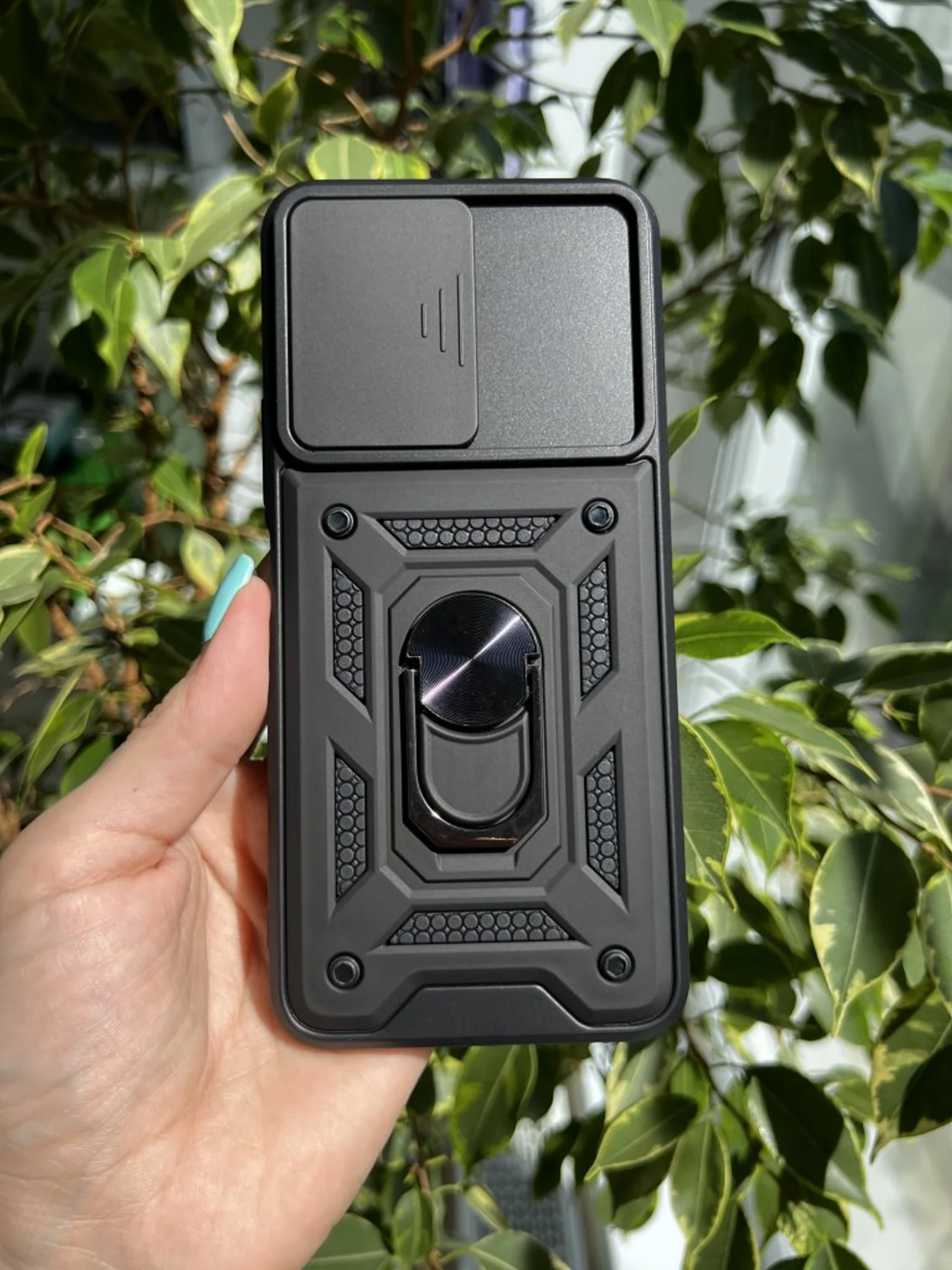 Черный чехол противоударный armors для Vivo Y21 и Y33S / Виво У21 и У33S с защитой камеры