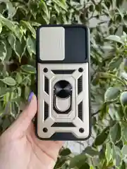 Золотой чехол противоударный armors для Vivo Y21 и Y33S / Виво У21 и У33S с защитой камеры