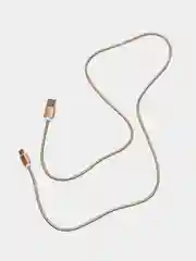 Зарядный USB кабель, 1 м, в металлической оплётке, iPhone Lightning Android Type-C Micro