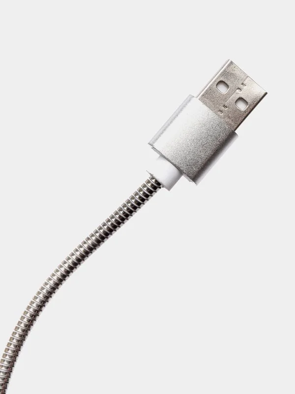 Зарядный USB кабель, 1 м, в металлической оплётке, iPhone Lightning Android Type-C Micro