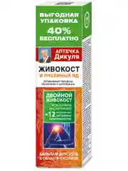 Крем-бальзам Аптечка Дикуля для суставов Живокост, пчелиный яд, 125мл